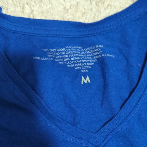 Grey Goose Women's Blue Short Sleeve Tee - Picture 2 of 3